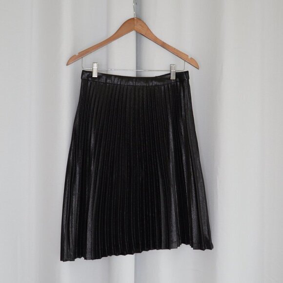 Silvian Heach Metallic Pleated Skirt Sz S - Picture 4 of 11